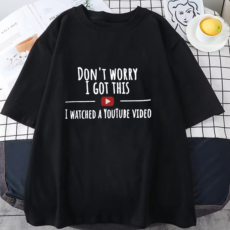 Men Fashion Youtuber - Camiseta Engraçada para Mulheres e Homens