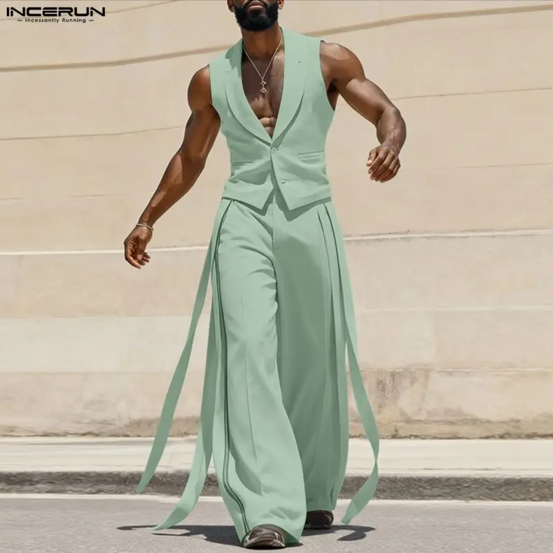 Men'S Fashion For 2026 - Conjuntos Masculinos INCERUN: Colete Sem Mangas