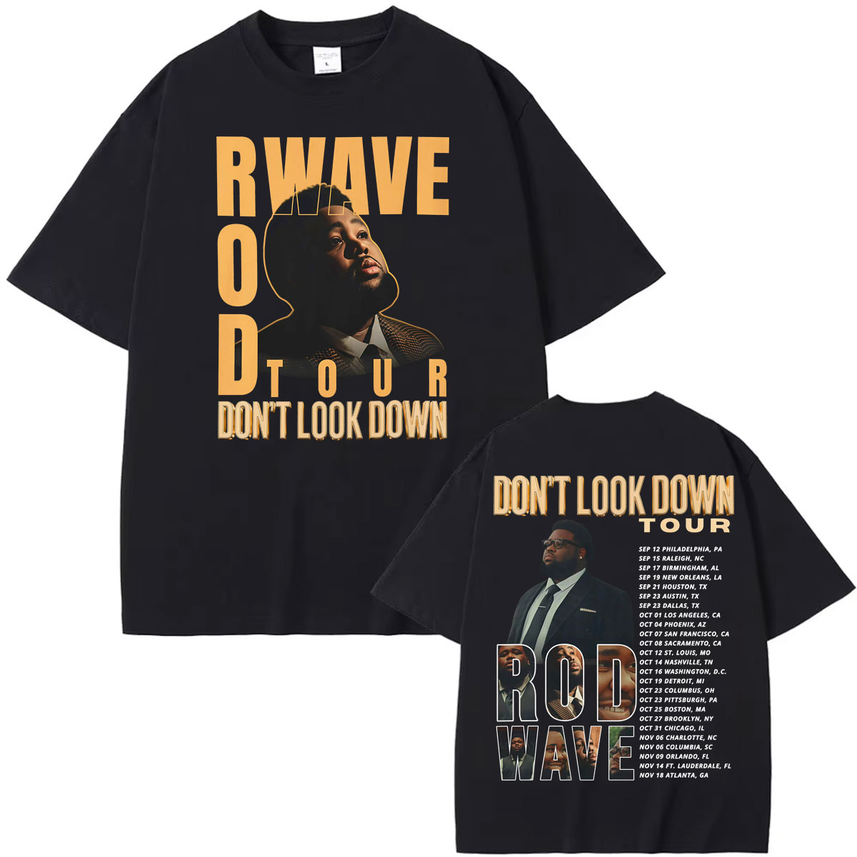 Men'S Fashion Looks 2026 - Camiseta Gráfica Rapper Rod Wave Don't