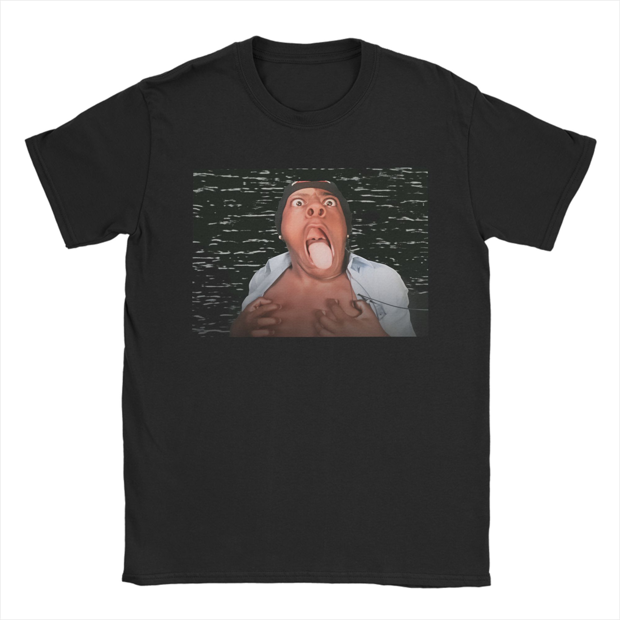 Men Fashion Youtuber - Camiseta de algodão com estampa de