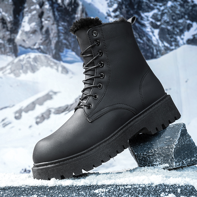 Men'S Fashion Plus - Botas masculinas de cano alto, quentes