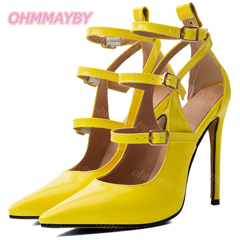 Men Fashion Kids - Sapatos de Salto Alto Femininos em