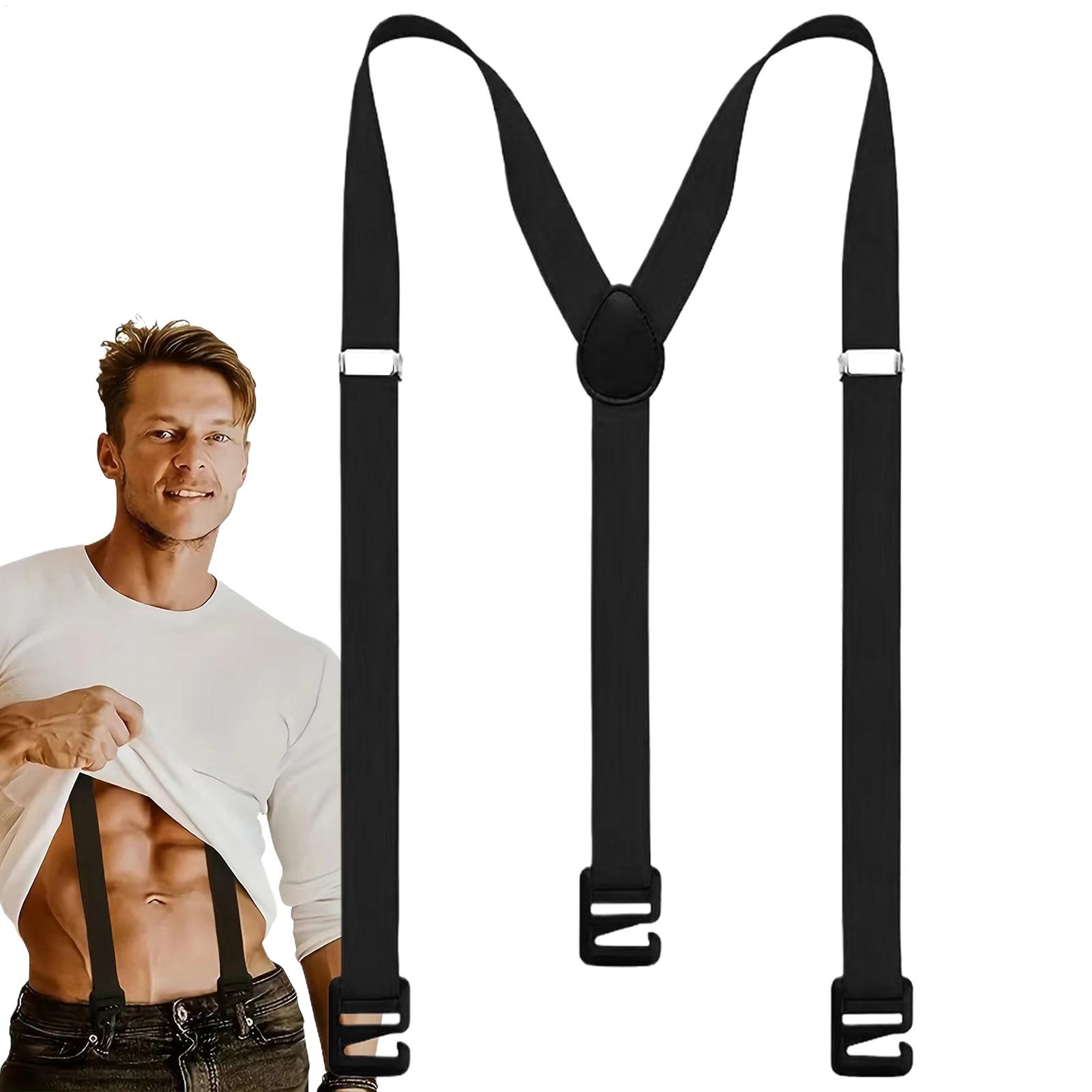 Suspenders Clip Men - Suspensórios Invisíveis Reforçados em Y com