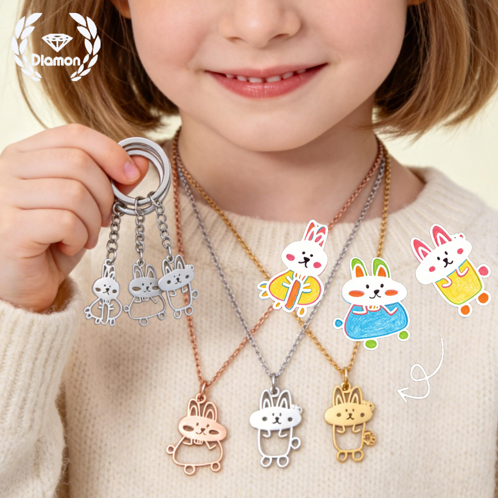 Men Fashion Kids - Colar, Pulseira e Chaveiro Personalizados com
