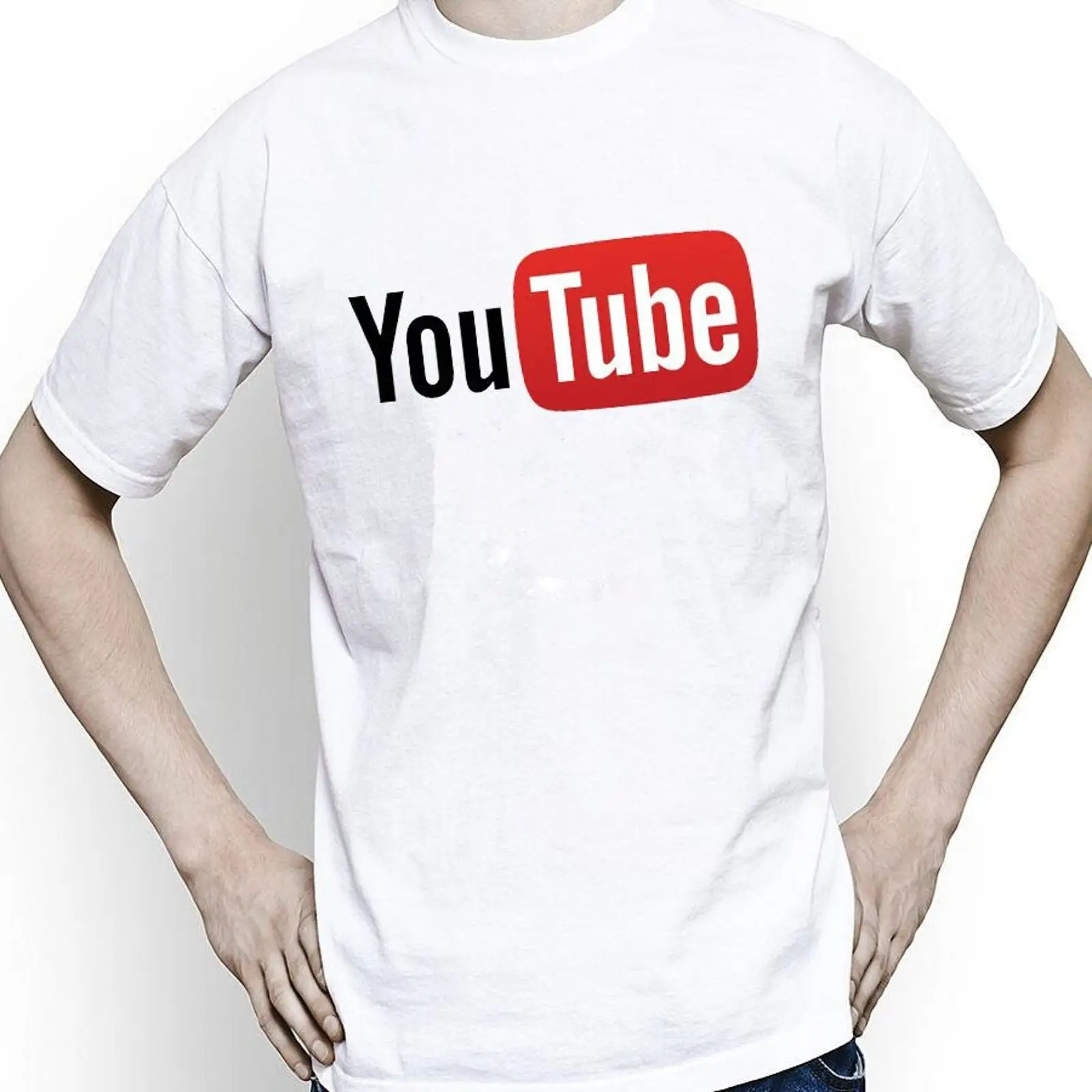 Men Fashion Youtuber - Camiseta Vintage de Vídeos do Canal