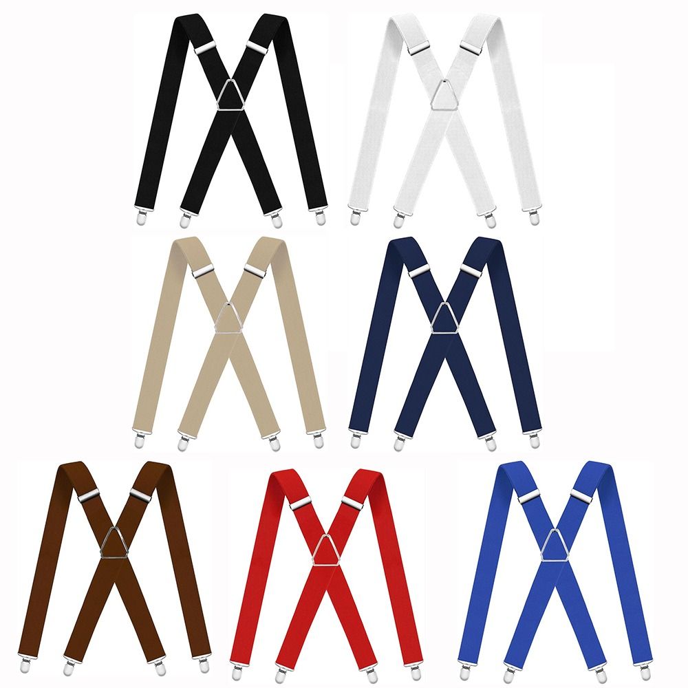 Novos Suspensórios Ajustáveis  - Suspenders Clip Men avaliação e preço
