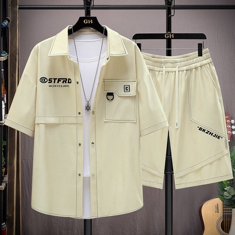 Novo Conjunto de Camiseta de V - Men'S Fashion Plus avaliação e preço