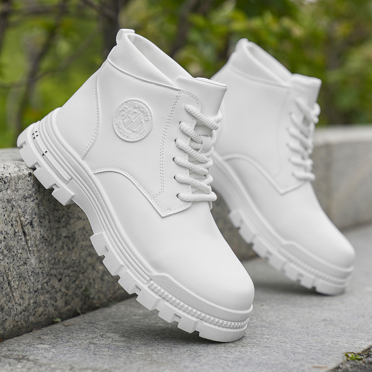 Botas de motocicleta brancas e - Men'S Fashion News avaliação e preço