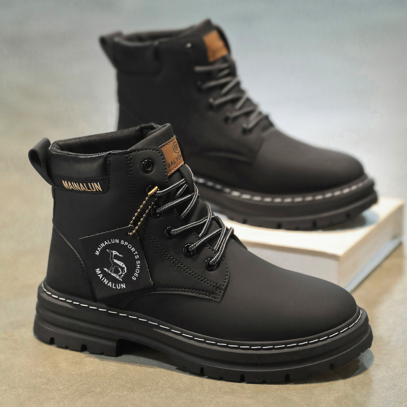 Clássico masculino botas de ca - Men'S Fashion News avaliação e preço