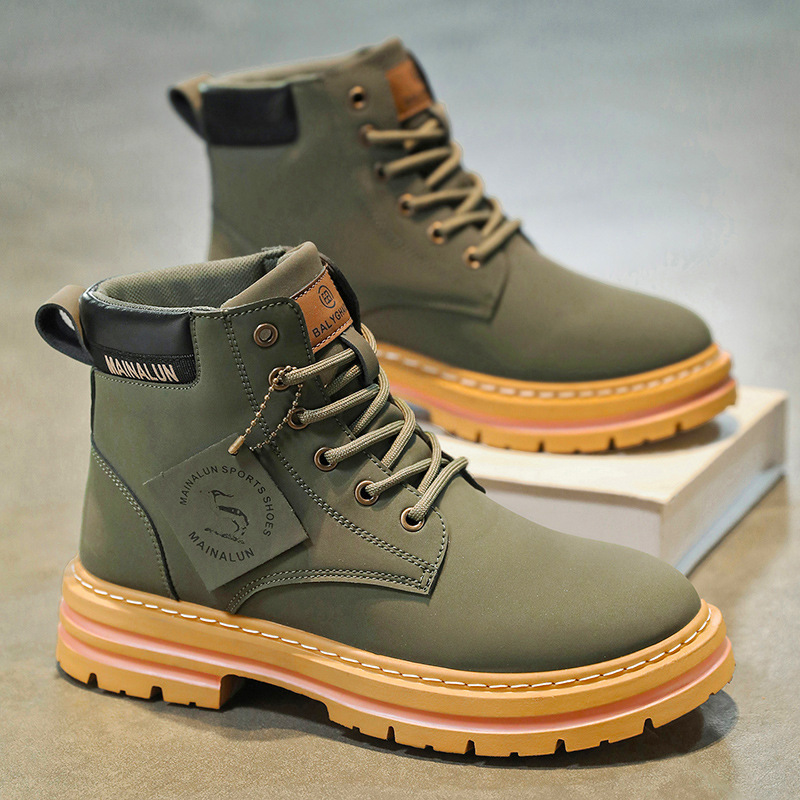 Clássico masculino botas de ca - Men'S Fashion News avaliação e preço