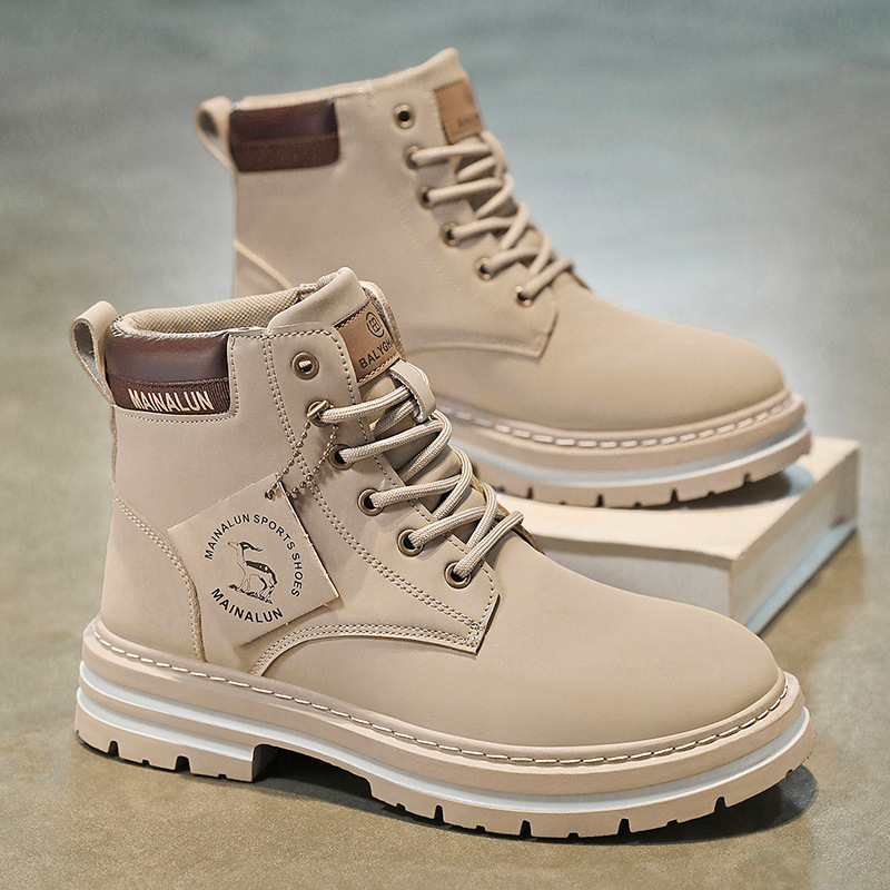 Clássico masculino botas de ca - Men'S Fashion News avaliação e preço