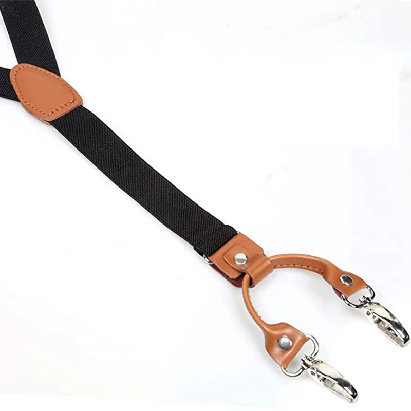 2.5cm 4 clipes suspensórios cl - Suspenders Clip Men avaliação e preço