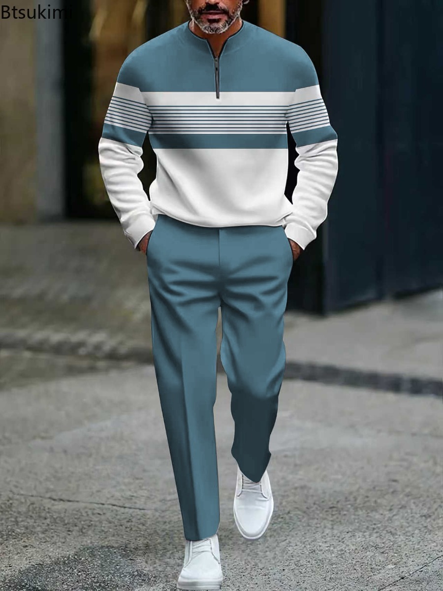 Novo Conjunto de Pullover Masc - Men'S Fashion Plus avaliação e preço