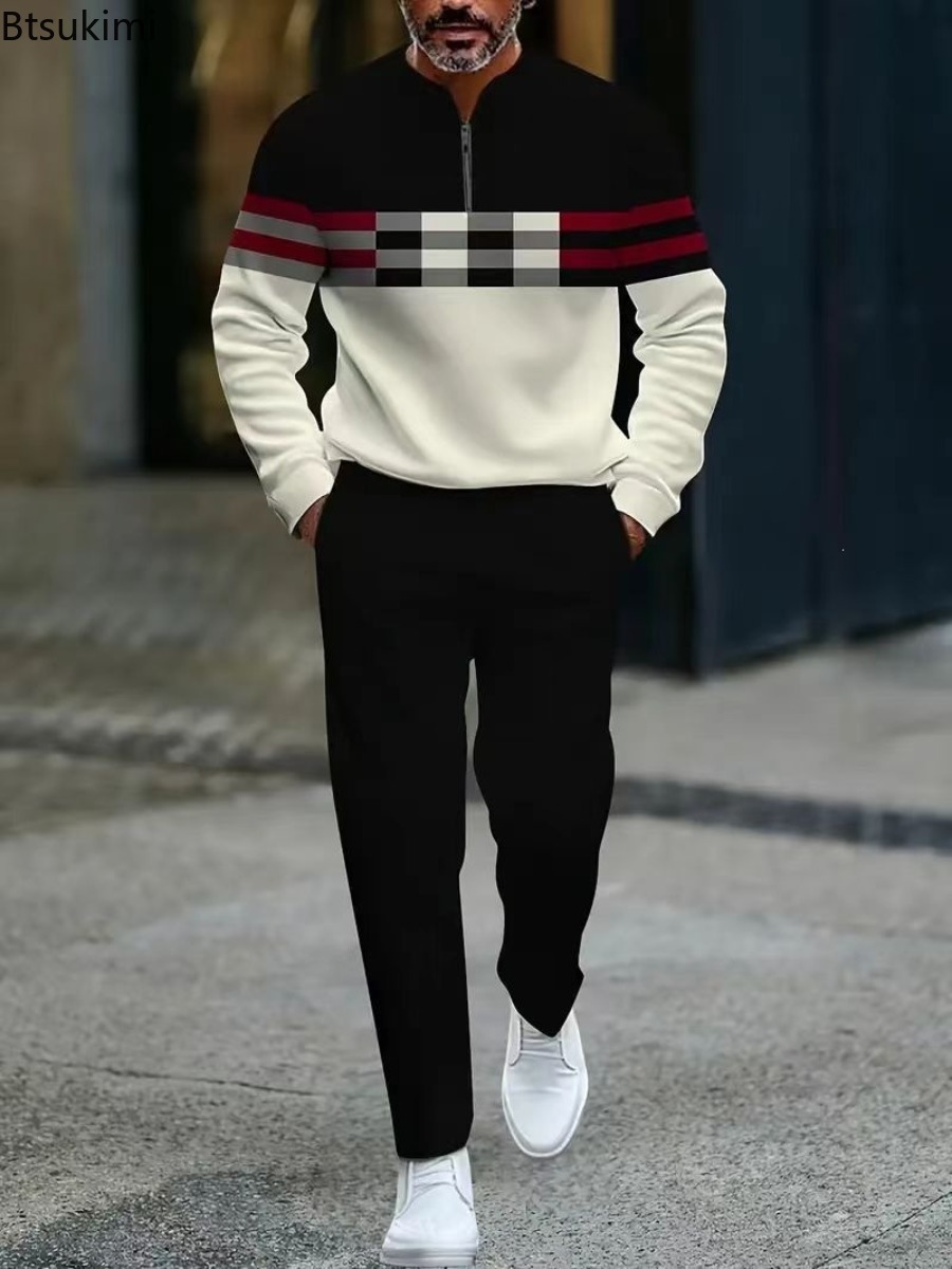 Novo Conjunto de Pullover Masc - Men'S Fashion Plus avaliação e preço