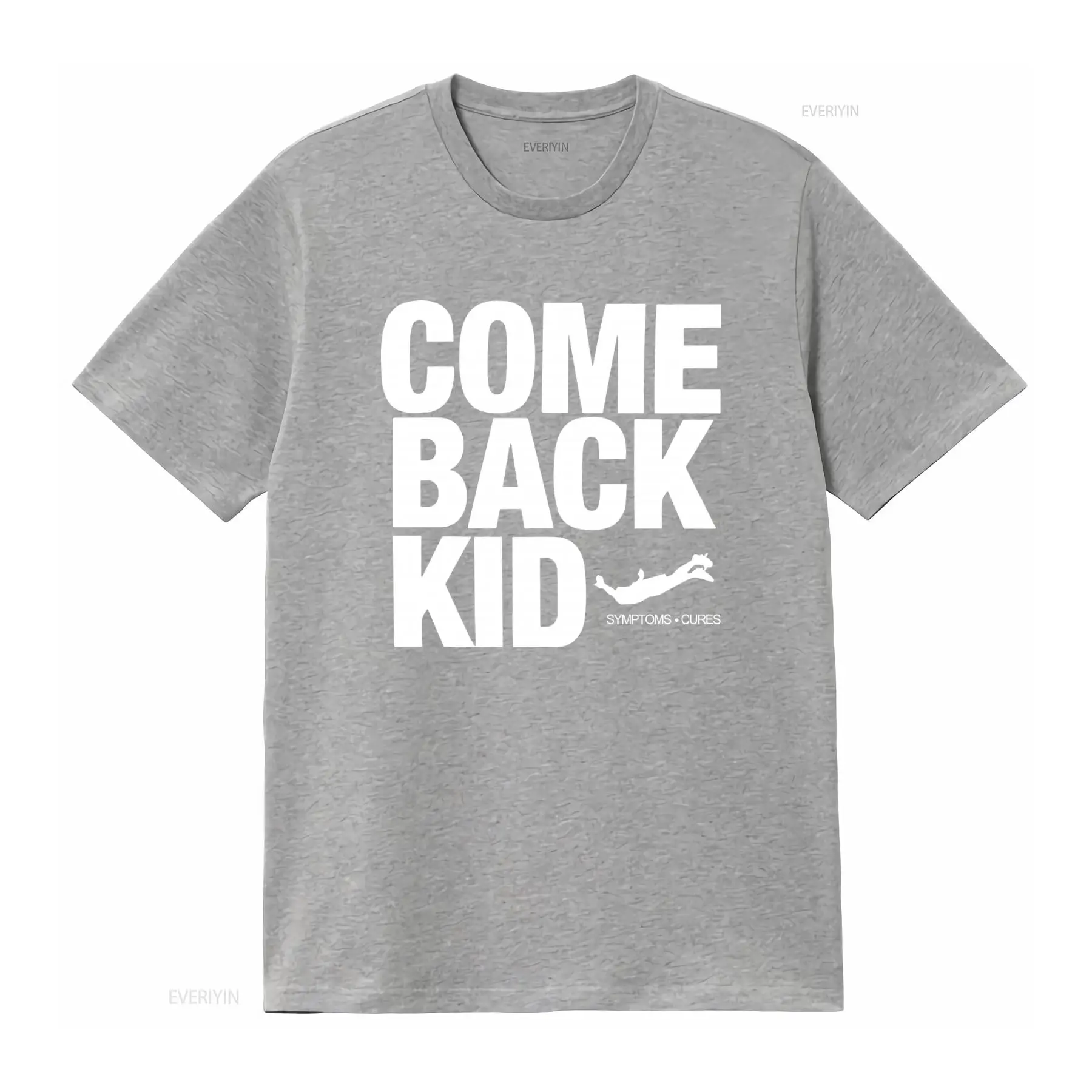 Camiseta Comeback Kid Symptoms - Men Fashion Kids avaliação e preço