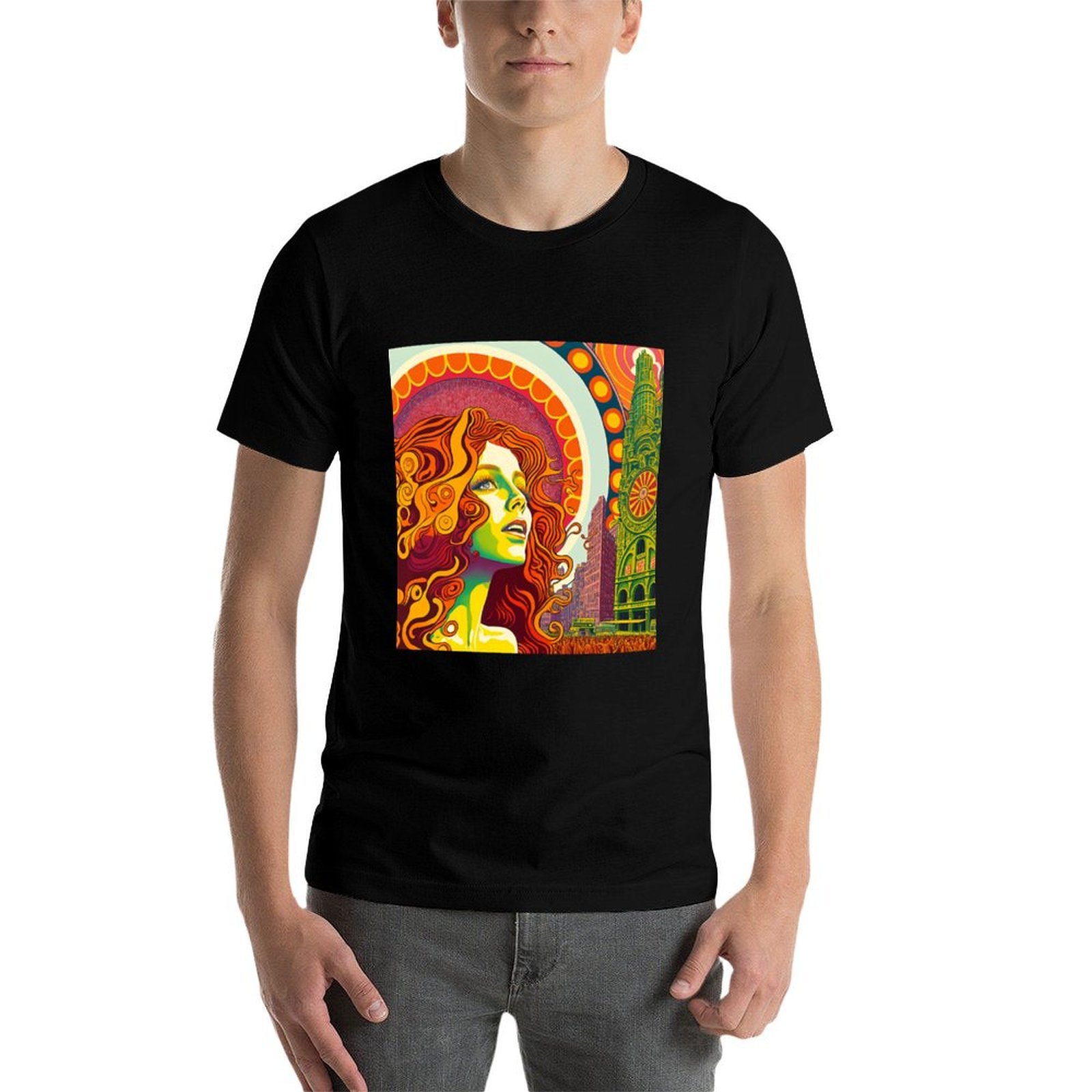 Camiseta retrô NYC dos anos 70 - Men'S Fashion Nyc avaliação e preço