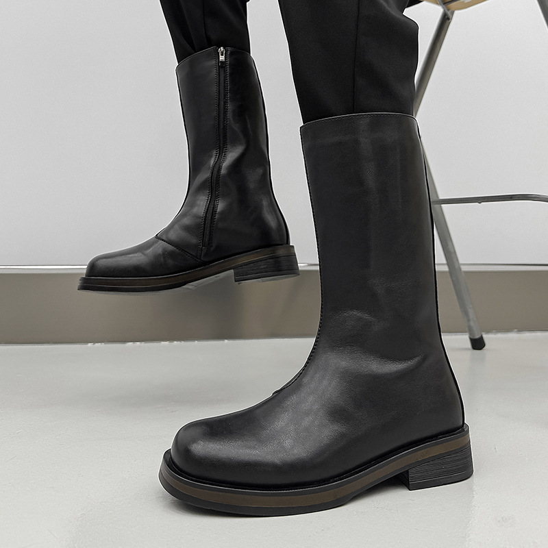 Botas Chelsea de cano alto mas - Men'S Fashion Plus avaliação e preço